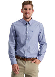 SWANNDRI Barrington LS Shirt Blue