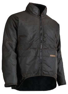 STYX MILL Oilskin Brown Long Sleeve Jacket