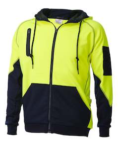 Daneunder Yellow & Navy Rain Guard Hi Vis Work Jacket