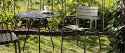 CIRCLE Ã74 Cafe Table - Black Aluminium top