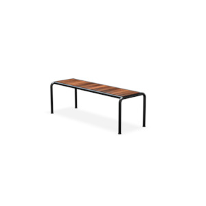 HOUE AVANTI Bench Seat Medium 129x48 cm - Black frame, Thermo Ash