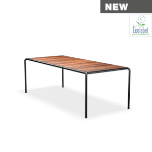 HOUE AVANTI Table 222x96 cm Black frame, Thermo-Ash Top