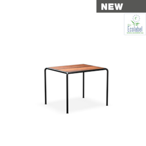 HOUE AVANTI Table 83x96 cm Black frame, Thermo-Ash Top