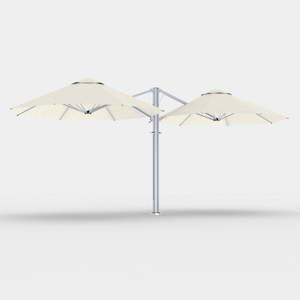 SHADOWSPEC UNITY™ OCTAGON DUO 2.5m & 3.0m Multi-Canopy Rotating Cantilever Umbrellas