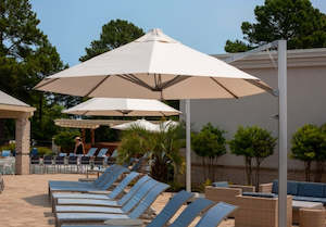 Shadowspec Serenity™ 4.0m Octagon Single Canopy Cantilever Umbrella.