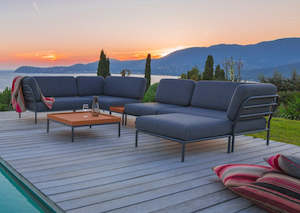 Furniture: HOUE - LEVEL Outdoor Lounge - Left Sofa Module