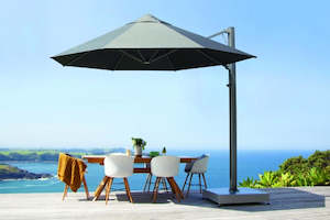 Shadowspec Serenity™ 3.5m Octagon Single Canopy Cantilever Umbrella.