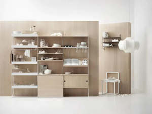 Furniture: String - Cabinet with sliding doors