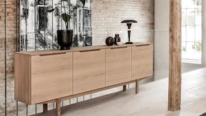 Skovby #306 Sideboard - Oak Lacquer Veneer