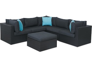 Mode 6-pce Corner Outdoor Lounge Suite