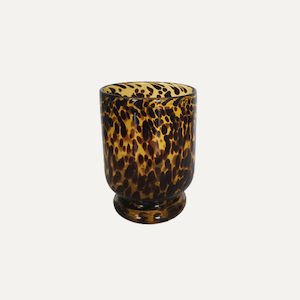 Tortoiseshell Hurricane Vase Medium