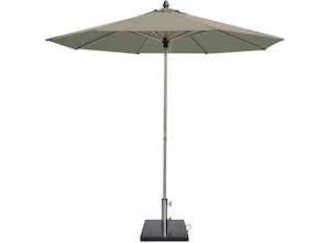 Cove 2.7m Round Outdoor Sun Umbrella - Grey