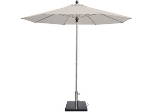 Cove 2.7m Round Outdoor Sun Umbrella - Natural