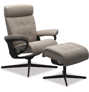 Stressless® Erik Large Leather Recliner - Cross Base