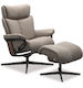 Stressless® Magic Medium Leather Recliner - Cross Base