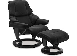 Stressless® Reno Large Leather Recliner - Classic Base