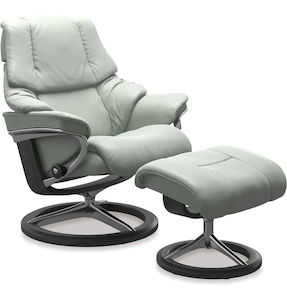 Stressless® Reno Large Leather Recliner - Signature Base