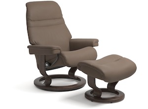 Stressless® Sunrise Leather Recliner - Classic Base - 3 Sizes Available - Special