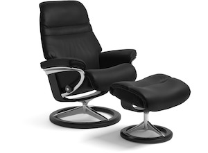 Stressless® Sunrise Leather Recliner - Signature Base - 3 Sizes Available - Special