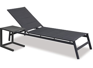 Boston Outdoor Sunlounger & Side Table