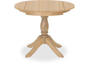 Belmont Round Double Drop-Leaf Dining Table