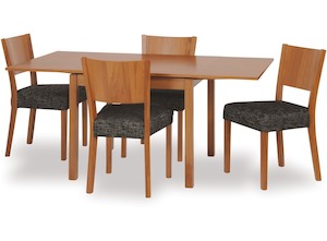 Wooden furniture: Dinex Extension Dining Table & Kia Chairs