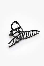 Black Metal Claw Clip-Twist