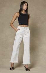 Dricoper Cody Kick Flare Pants - Ivory