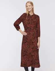 Nice Things Tree Seed Midi Dress