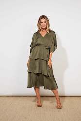 Barbados Dress - Khaki