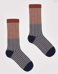 Nice Things Houndstooth Socks