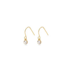 Pilgrim Lucia Pi Gold Plated Dangle Earrings