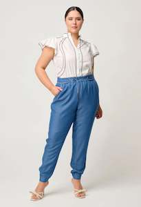 Womenswear: Amoya Tencil Jogger in Indigo