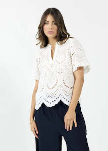 Womenswear: Pip Top - White