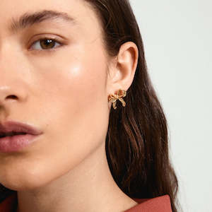 Cassian Recycled earrings - Gold Plated