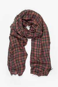 Womenswear: Rosewood Check Scarf