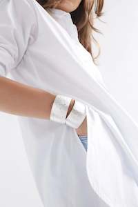 Gild Cuff Bangle - SIlver