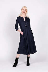 Margareta Dress- Navy