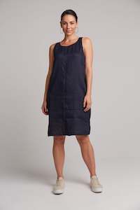 Studio Midi Dress - Navy