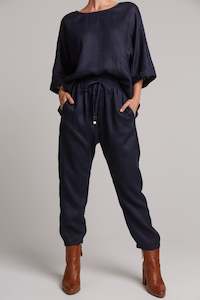 Womenswear: Studio Relaxed Pant - Navy