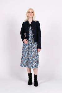 Chloe Jacket - Navy Wool