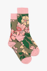 Flower Market Sock - Pink