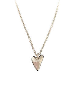 Mini Heavy Heart Pendant