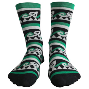 Socks: UK Kiwi Koru (Size S, L)