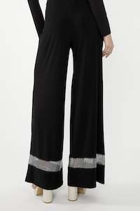 Womenswear: 249023 Wide Leg Mesh Insert Trouser