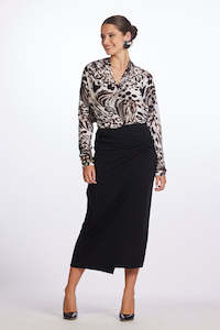 Womenswear: 8785A Aria Print Cowl Neck