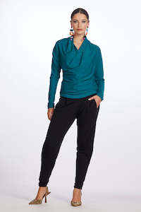 Womenswear: 8785M Merino Deep Cowl Neck Top