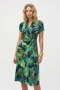 Womenswear: 252203X Tropical Euro Knit Fit & Flare Dress