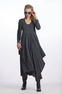 Womenswear: 9103 Scoop Neck Hitched Side Dress