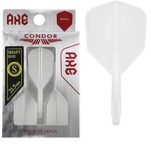 Condor AXE Dart Flights &shafts - Small - White